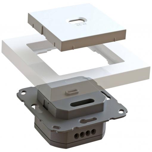 Ehmann 6560x0000 USB nabíjecí zásuvka do zdi bílá