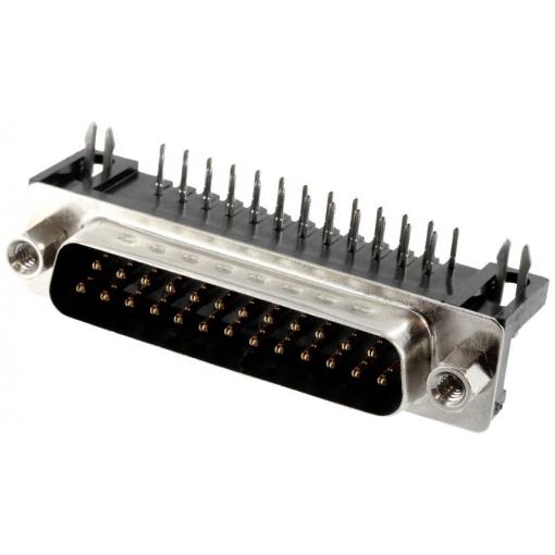 Connfly DS1037-25MNAKT74-0CC DS1037-25MNAKT74-0CC D-SUB kolíková lišta Pólů: 25 pájecí piny 1 ks Tray