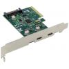 Conceptronic EMRICK07G 2 porty USB-C® 3.1 Gen2 karta rozhraní PCI-Express, USB-C® PCIe x4