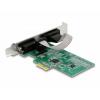 Delock 89555 2 porty sériová zásuvná karta PCI-Express, RS232 PCIe x1