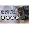 DÖRR SnapShot Mini Black 30MP 4K Fotopast 30 Megapixel funkce zrychleného snímání, černé LED diody, nahrávání zvuku olivově hnědá