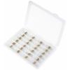 TRU COMPONENTS TC-10358328 sada uhlíkových rezistorů axiální 0207 0.25 W 5 % 1 sada