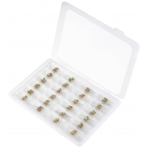 TRU COMPONENTS TC-10358328 sada uhlíkových rezistorů axiální 0207 0.25 W 5 % 1 sada