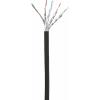 Renkforce RF-5469256 RJ45 síťové kabely, propojovací kabely CAT 6 S/FTP 2.00 m černá s ochranou, pozlacené kontakty, samozhášecí 1 ks