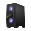 Micro Star International Computer MAG Forge 100M midi tower PC skříň černá, transparentní