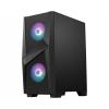 Micro Star International Computer MAG FORGE 100R midi tower PC skříň černá, transparentní