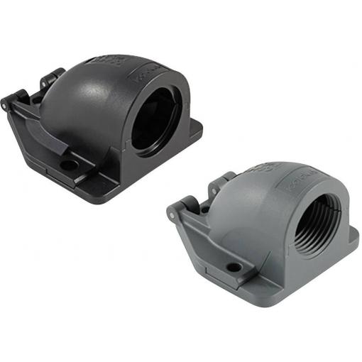 Icotek 31390.900 zahnutý šedá, 1 ks