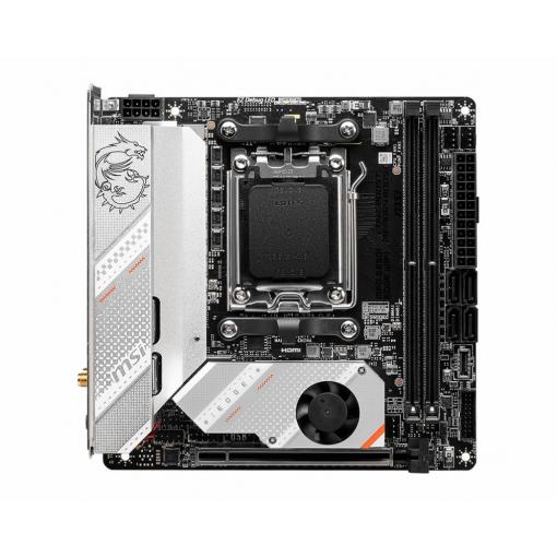 MSI MPG B650I EDGE WIFI Základní deska Socket (PC) AMD AM5 Tvarový faktor Mini-ATX Čipová sada základní desky AMD® B650