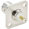 TRU COMPONENTS TC-9920760 BNC konektor přírubová zásuvka, rovná 50 Ω 1 ks