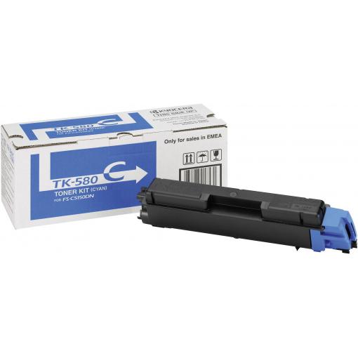 Kyocera Toner TK-580C originál azurová 2800 Seiten 1T02KTCNL0