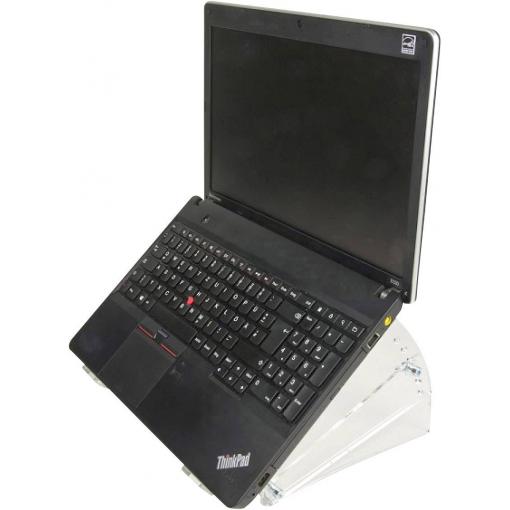 Neomounts podstavec pod PC monitor NOTEBOOK STAND 1 Displej: (s) 55,9 cm (22) vysoce transparentní nastavitelná výška, naklápěcí