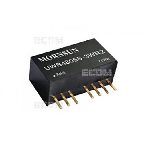 DC/DC měnič UWB4805S-3WR2, 48 V → 5 V, 600 mA, izolovaný