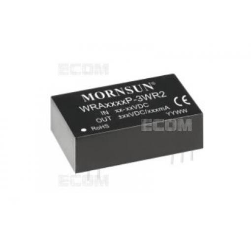 DC/DC měnič WRB2412P-3WR2, 24 V na 12 V, 250 mA, izolovaný, DIP-24