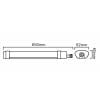 LED svítidlo s PIR čidlem LEDOM TRI-PROOF 30 W, IP65, 4000 K, 650 mm