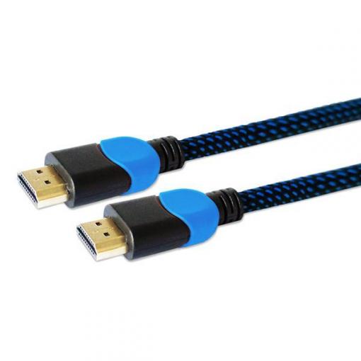 Kabel HDMI(A)-HDMI(A) 3 m Savio GCL-05, 4K, opletený
