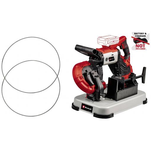Einhell TE-MB 18/127 U Li-Solo Power X-Change akumulátorová pásová pila, max. řez 115 mm, 18 V, délka řezu 1141 mm