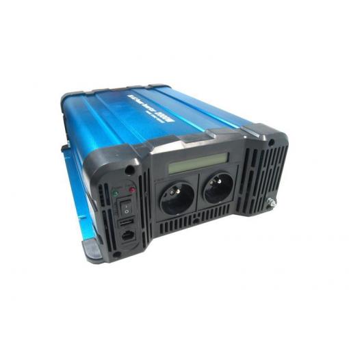 Měnič napětí FS2000 12V/230V 2000W čistá sinusovka D.O. bezdrátové
