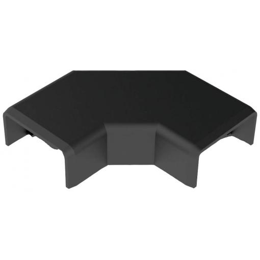 KOPOS 8923_FB kabelová lišta plochý úhel (š x v) 20 mm x 10 mm 1 ks černá