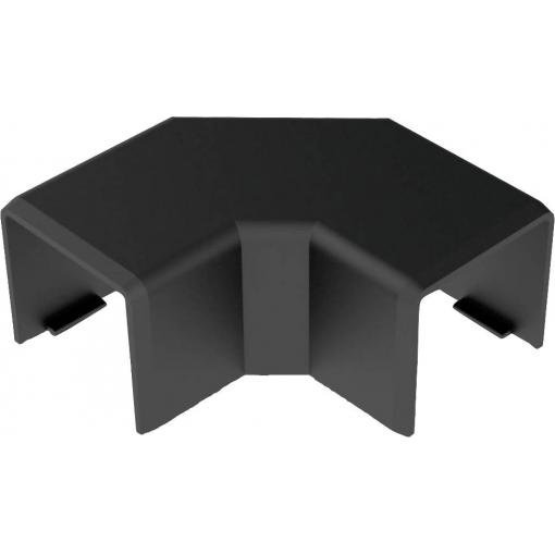 KOPOS 8623_FB kabelová lišta plochý úhel (š x v) 20 mm x 20 mm 1 ks černá