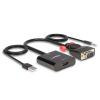 LINDY VGA adaptér [1x VGA zástrčka, jack zástrčka 3,5 mm - 1x HDMI zásuvka, USB 3.2 gen. 1 zásuvka A] 38284