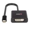 LINDY Monitor adaptér [1x mini DisplayPort zástrčka - 1x DVI] Lindy - Adapterkabel - Mini DisplayPort (M) 0.16 m
