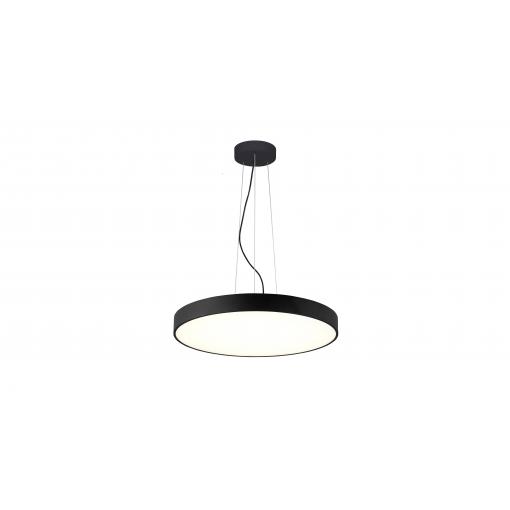 Deko Light Menkar 400 342202 závěsné světlo LED pevně vestavěné LED 43 W sytá černá (RAL 9005)