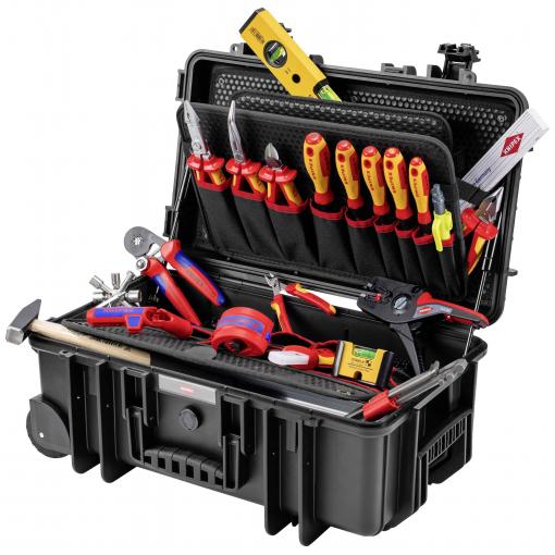 Knipex Robust26 Elektro, 00 21 33 E kufřík s nářadím, (š x v x h) 350 x 225 x 550 mm