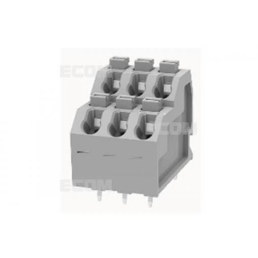 Svorkovnice pružinová DG250T-5.00-06P-11-00Z(H), 2×3 póly, 450 V / 12 A