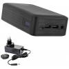 XTPower XT-27000 DC AO PA powerbanka Li-Ion, 26800 mAh, USB, USB-C®, DC zásuvka 3,5 mm, černá, Možnost současného nabíjení a vybíjení, Indikátor stavu