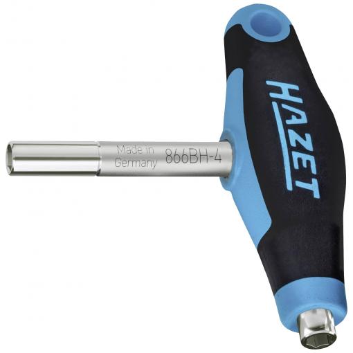 Hazet 866BH-4 Dvojitý držák bitů s T rukojetí 63 mm 1/4 (6,3 mm)
