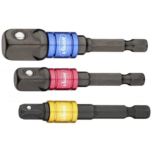 Vigor V7603/3 Pohon (šroubovák) 1/4 (6,3 mm) 1 sada