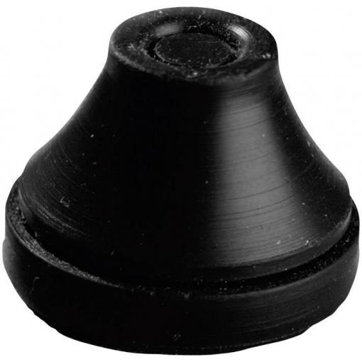 PB Fastener MF-M25-CB kabelová průchodka Průměr svorky (max.) 14 mm Tloušťka montážní desky (max.) 4 mm chloroprenový kaučuk černá 1 ks