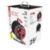 Prodlužovací přívod na bubnu - 4z 25m 3x2,5, gumový  P084253