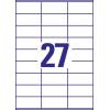 Avery-Zweckform 3479 univerzální etikety 70 x 32 mm papír bílá 2700 ks trvalé barevná laserová tiskárna, laserová tiskárna