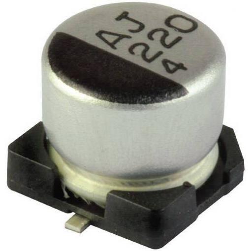 Yageo CB016M0100RSD-0605 elektrolytický kondenzátor SMD 100 µF 16 V 20 % (Ø x v) 6.3 mm x 5.4 mm 1 ks