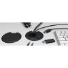 ICY BOX 60633 USB Hub 4 porty USB-A, Audio, 2.0 (3,5 mm jack) USB 3.1 Gen1 5 GBit/s černá IB-HUB1430, 4 Port USB 3.0 Type-A Tisch-Hub mit Audio Ein-/Ausgang