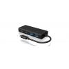 ICY BOX 60511 USB Hub 4 porty USB-A USB 3.0 5 GBit/s s konektorem USB C černá IB-HUB1426-CPD, USB 3.0 Type-C® Hub zu 2x Type-C® und 2x Type-A USB Anschlüssen