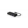 ICY BOX 60511 USB Hub 4 porty USB-A USB 3.0 5 GBit/s s konektorem USB C černá IB-HUB1426-CPD, USB 3.0 Type-C® Hub zu 2x Type-C® und 2x Type-A USB Anschlüssen