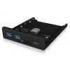 ICY BOX 60433 USB Hub 3 porty USB-A USB 3.0 5 GBit/s černá
