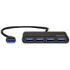 PORT Designs 900121 USB Hub 4 porty USB-A USB 3.0 5 GBit/s černá 900121
