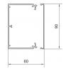Hager LF6009007035 kabelová lišta (d x š x v) 2000 x 90 x 60 mm 2 m šedá