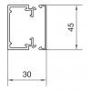 Hager LFH3004509016 kabelová lišta (d x š x v) 2000 x 45 x 30 mm 2 m bílá