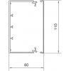 Hager LF6011009016 kabelová lišta (d x š x v) 2000 x 110 x 60 mm 2 m bílá