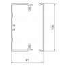Hager FB6013009016 kabelová lišta (d x š x v) 2000 x 130 x 61 mm 2 m bílá