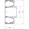Hager BRN6517019016 parapetní lišta Spodní díl (d x š) 2000 mm x 170 mm 2 m bílá