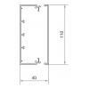 Hager LF4011009016 kabelová lišta (d x š x v) 2000 x 110 x 40 mm 2 m bílá