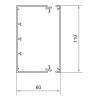 Hager LFE6011009016 kabelová lišta (d x š x v) 2000 x 110 x 60 mm 2 m bílá