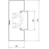 Hager BRS6517019016 parapetní lišta Spodní díl (d x š) 2000 mm x 170 mm 2 m bílá