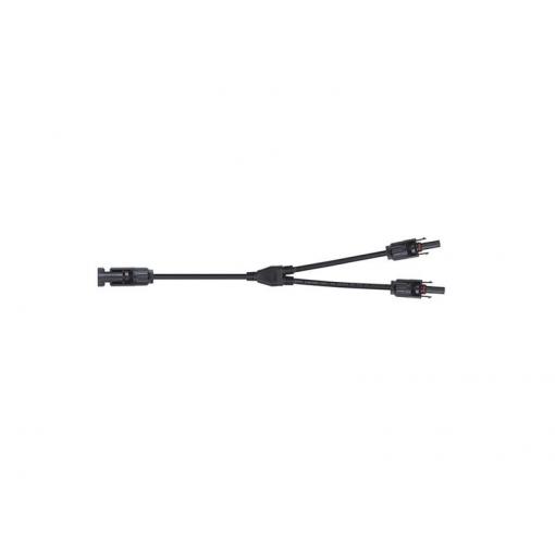 Konektor pro solární panely MC4 GETI rozbočovací 1x konektor 2x zdířka 30cm