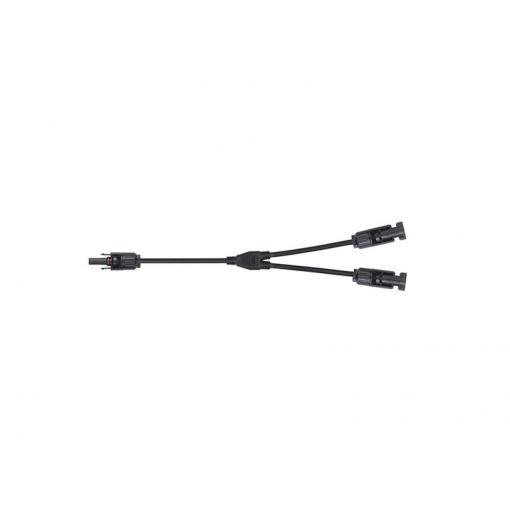 Konektor pro solární panely MC4 GETI rozbočovací 1x zdířka 2x konektor 30cm